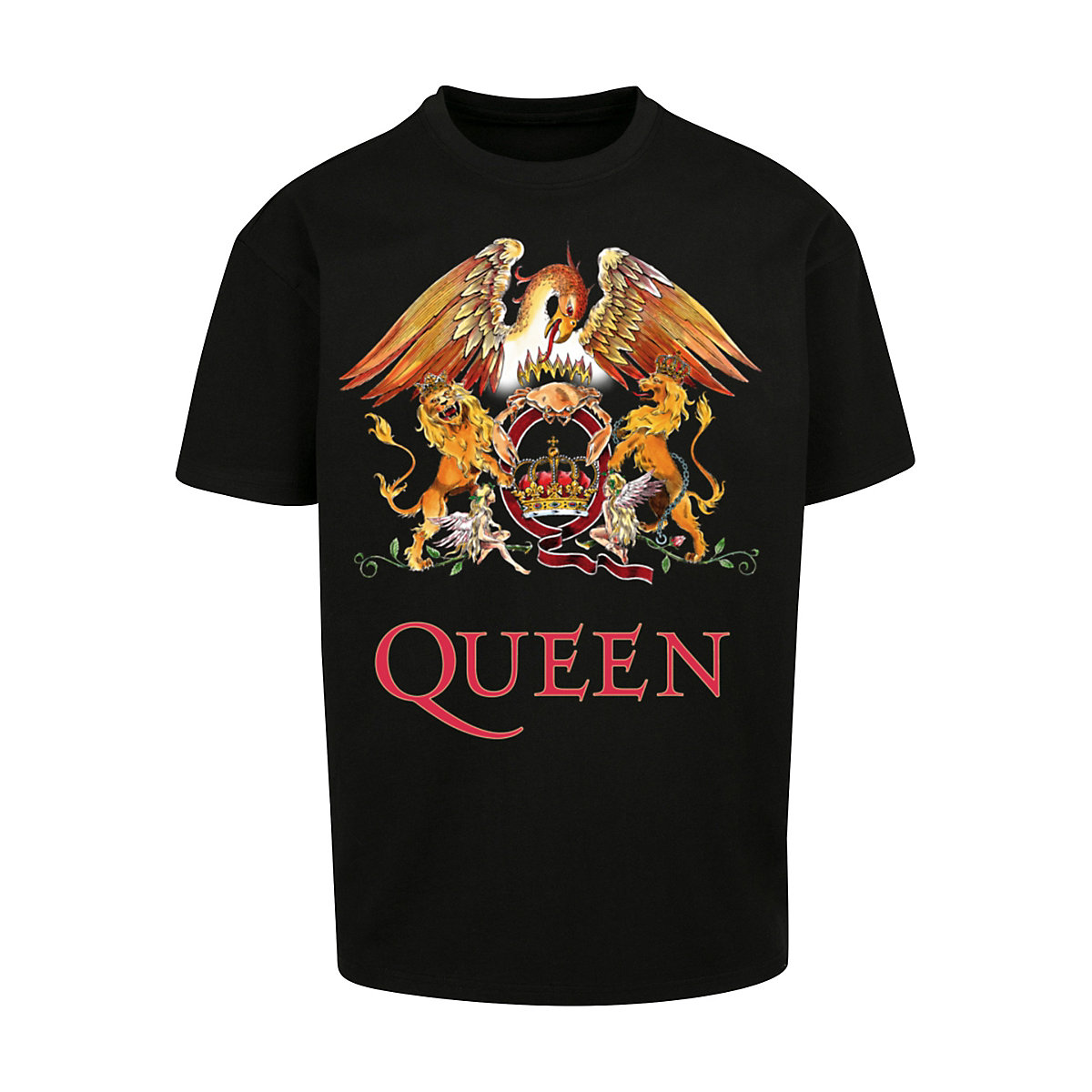 F4NT4STIC PLUS SIZE Queen Classic Crest T-Shirts schwarz
