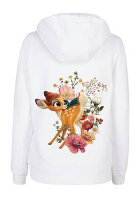 F4NT4STIC PLUS SIZE Disney Bambi Meadow Kapuzenpullover weiß