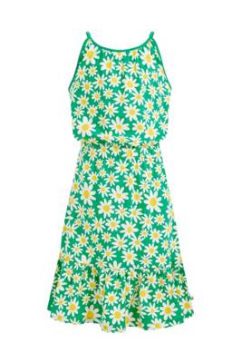 WE Fashion Mädchenkleid mit Muster Kleider für Mädchen grün
