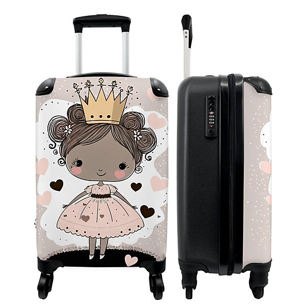 Kinderkoffer - Trolley - handgepäck - Prinzessinnen - Kleid - Kinder - Mädchen