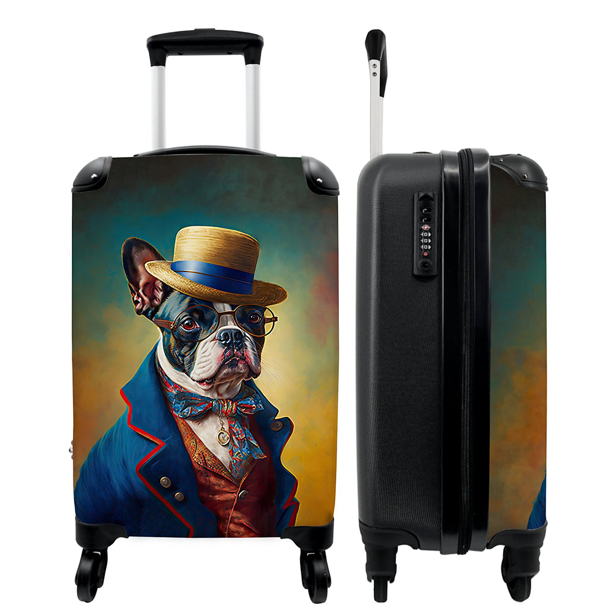 NoBoringSuitcases Kinderkoffer Trolley handgepäck Hund Kleidung Accessoires Farbe mehrfarbig Modell 1