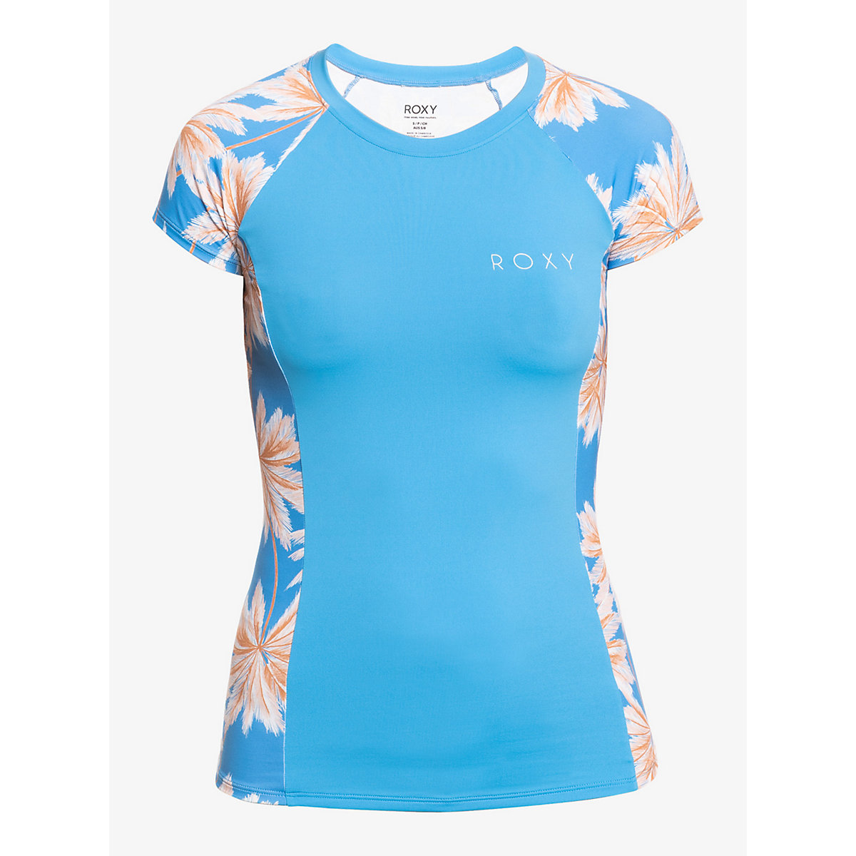 ROXY Rash Guard PT CS Lycra LS für Damen azurblau YN7857 ROXY Rash Guard PT CS Lycra LS für Damen azurblau YN7857