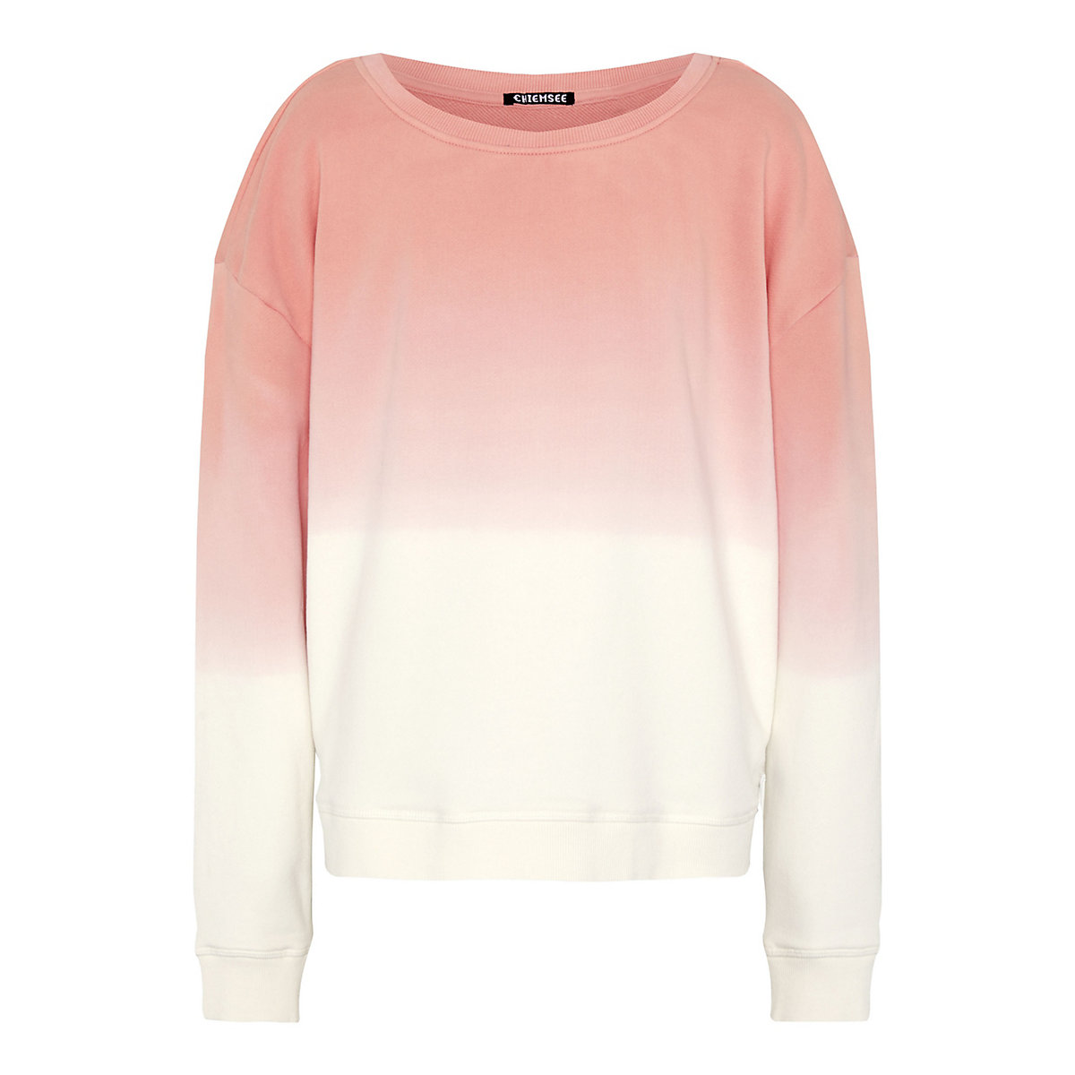 CHIEMSEE Sweater mit Print und Farbverlauf Sweatshirts hellrosa CHIEMSEE Sweater mit Print und Farbverlauf Sweatshirts hellrosa