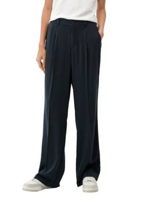 s.Oliver Relaxed: Hose aus Lyocellmix Stoffhosen grau