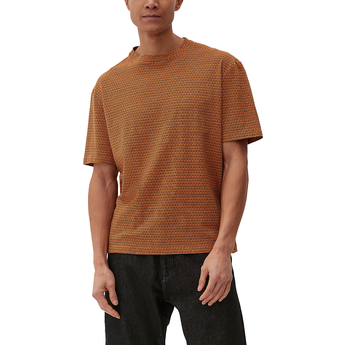 s.Oliver T-Shirt mit Alloverprint T-Shirts orange