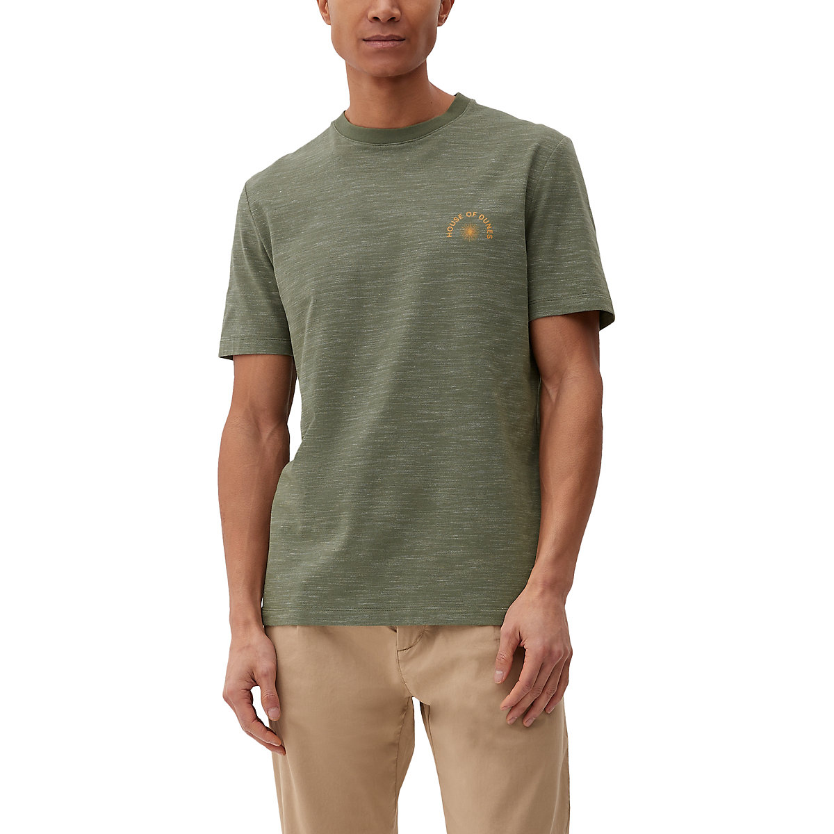s.Oliver T-Shirt mit Backprint T-Shirts olive