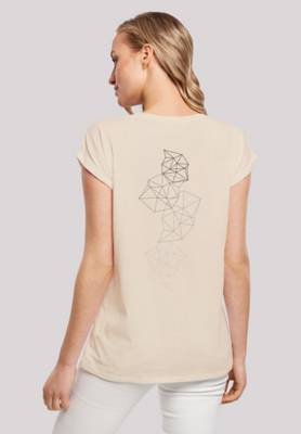 F4NT4STIC Geometrics Abstract T-Shirts sand