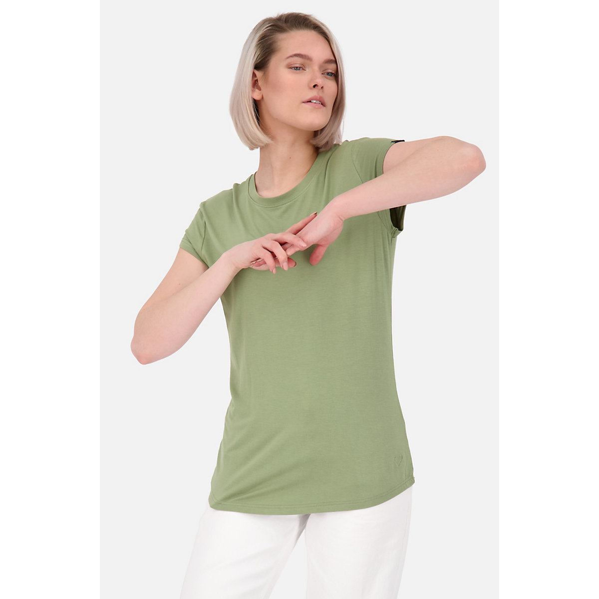 ALIFE AND KICKIN® MimmyAK A Shirt Kurzarmshirt Shirt T-Shirts grau