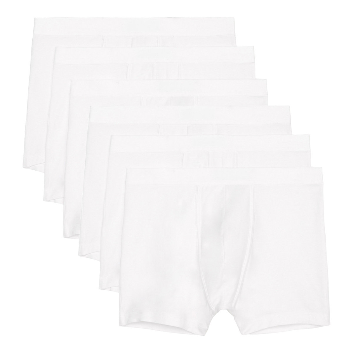 Marc O'Polo Long Short / Pant 6er Pack Essentials Organic Cotton Panties weiß