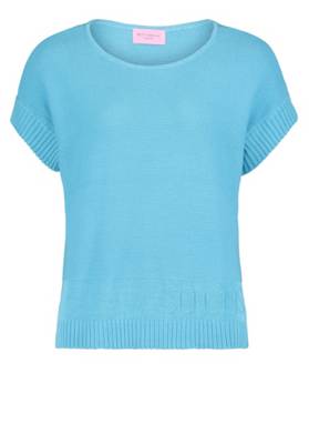 Betty Barclay Betty Barclay Strickpullover mit Strickdetails blau
