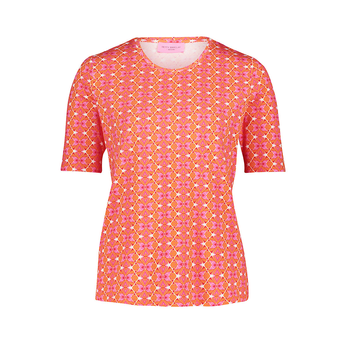 Betty Barclay Betty Barclay Basic Shirt mit Aufdruck orange