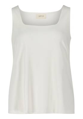 Cartoon Cartoon Basic-Top mit Rippenstruktur weiß