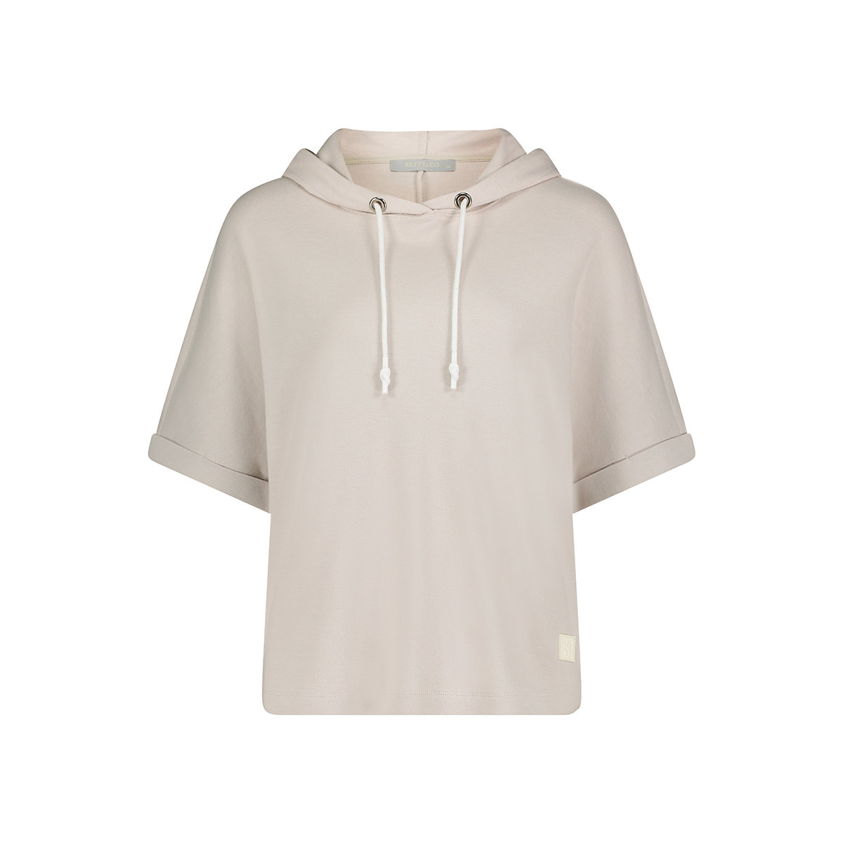 Betty & Co Betty & Co Sweatpullover mit Kapuze beige Betty & Co Betty & Co Sweatpullover mit Kapuze beige