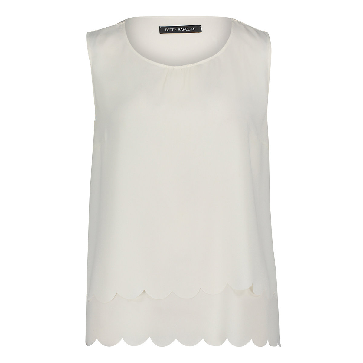 Betty Barclay Betty Barclay Schlupfbluse unifarben weiß Betty Barclay Betty Barclay Schlupfbluse unifarben weiß