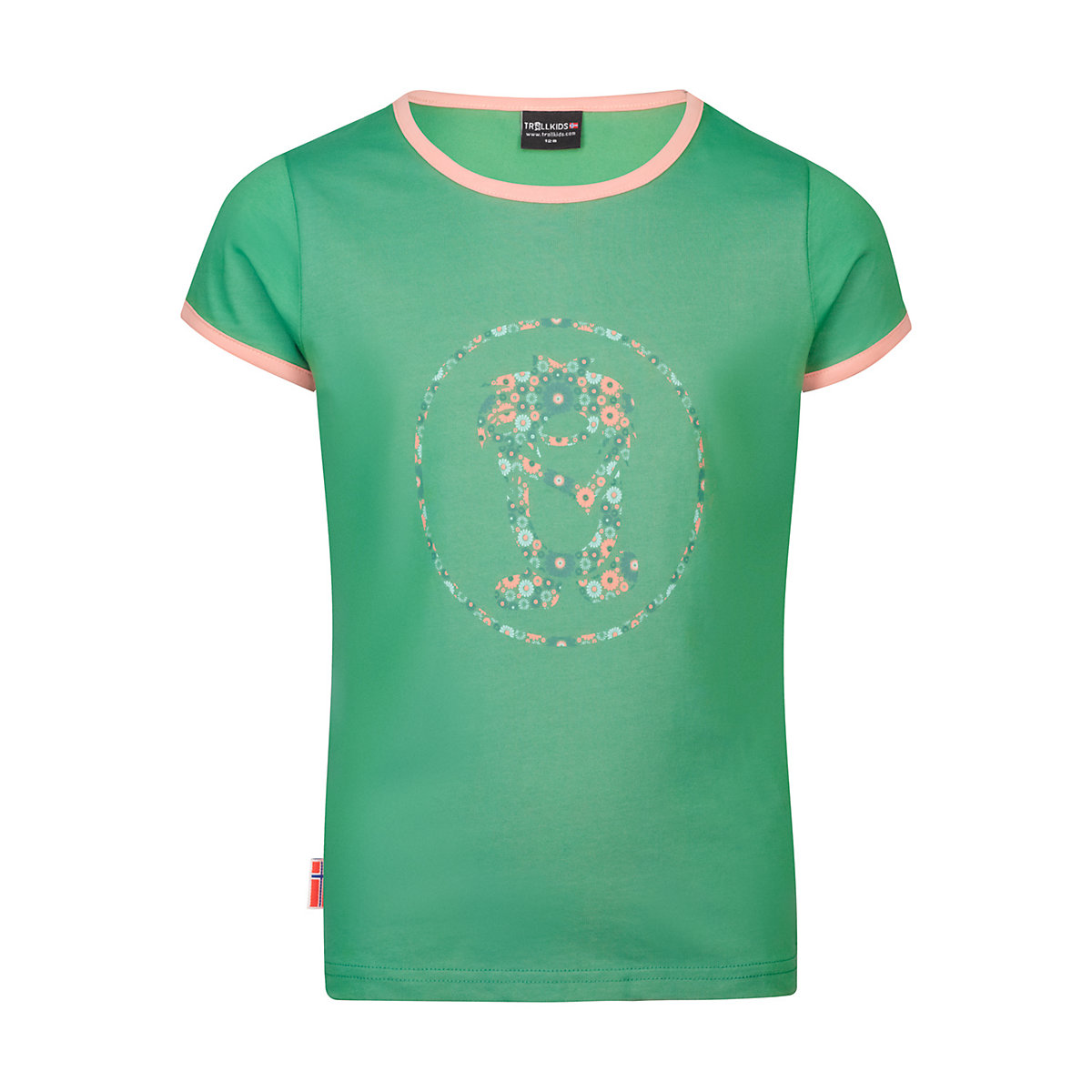TROLLKIDS Mädchen T-Shirt Flower Troll T-Shirts grün