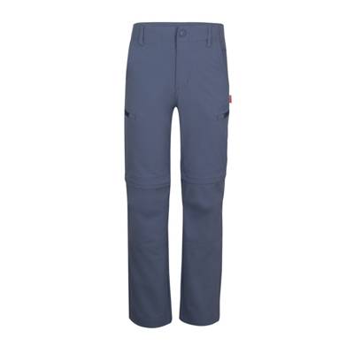 TROLLKIDS Trekking Hose Wanderhose Kjerag Zip Off Outdoorhosen blau