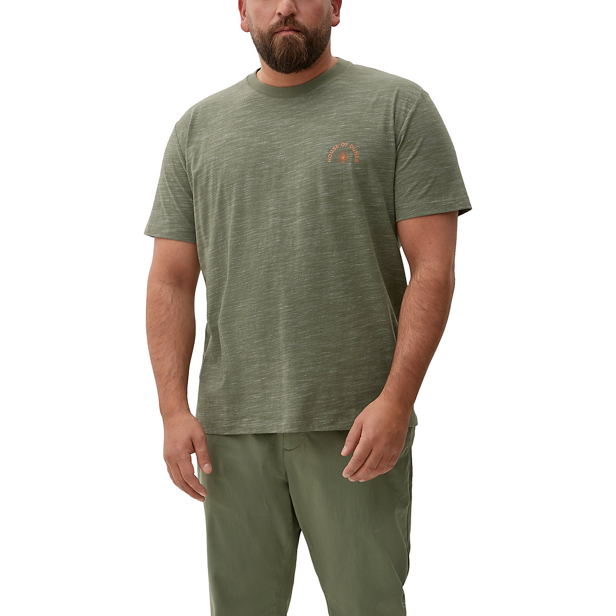 s.Oliver T-Shirt mit Backprint T-Shirts olive