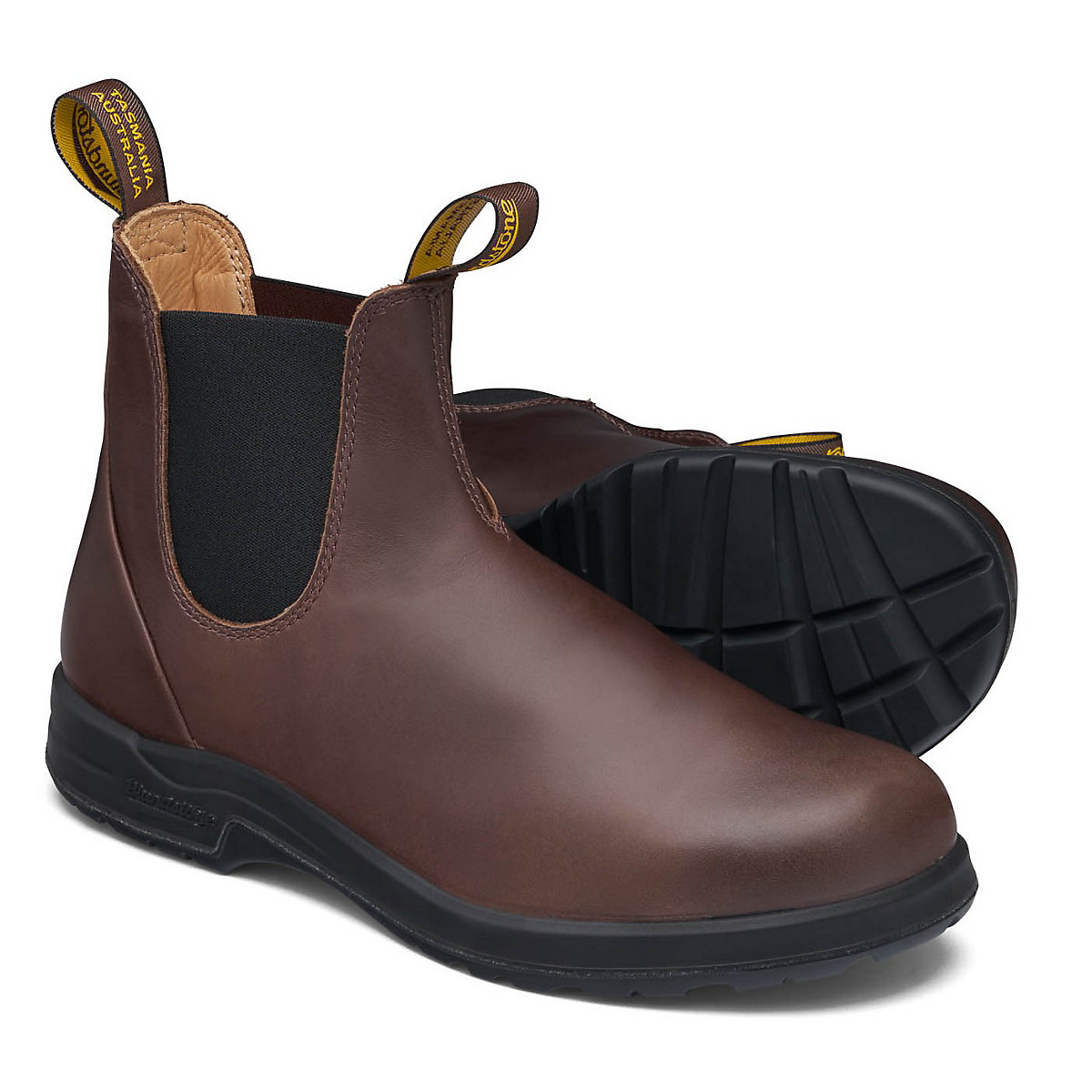 Blundstone Stiefel Boot #2057 Leather (All-Terrain Series) Cocoa Brown | Weite Größe schwarz