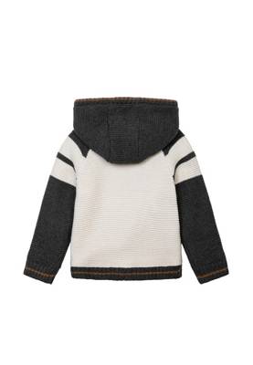 MINOTI Strickjacke mit Kapuze für Jungen ( 3m-3y ) für Jungen beige YB8458