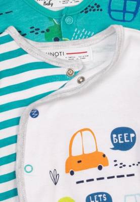 MINOTI Set aus Body und Latzhose für Jungen ( 0-12m ) für Jungen grün