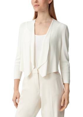 comma Strickjacke aus Viskosemix Strickjacken weiß