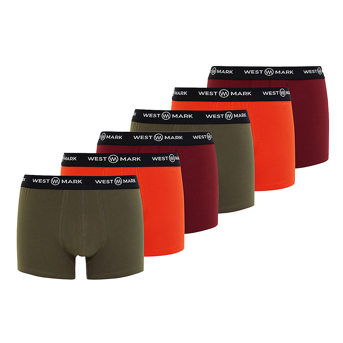 WESTMARK Retro Short / Pant 6er Pack Oscar Panties orange