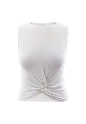 AIKI KEYLOOK AIKI KEYLOOK Top Knotted Up Tops AdultW weiß