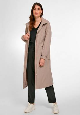 EMILIA LAY Langjacke Coat Outdoorjacken sand