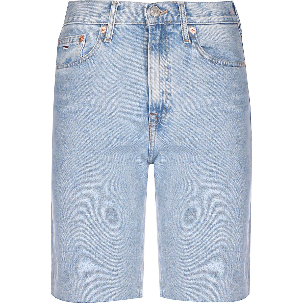 TOMMY JEANS Tommy Jeans Shorts Harper High Rise Bermuda Jeansshorts blau