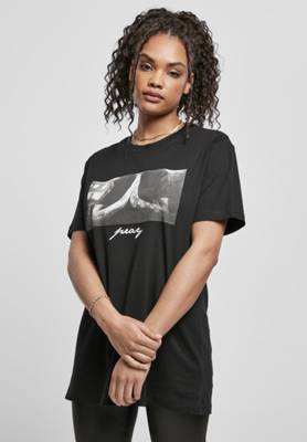 Mister Tee Le Papillon Oversize Tee T-Shirts schwarz