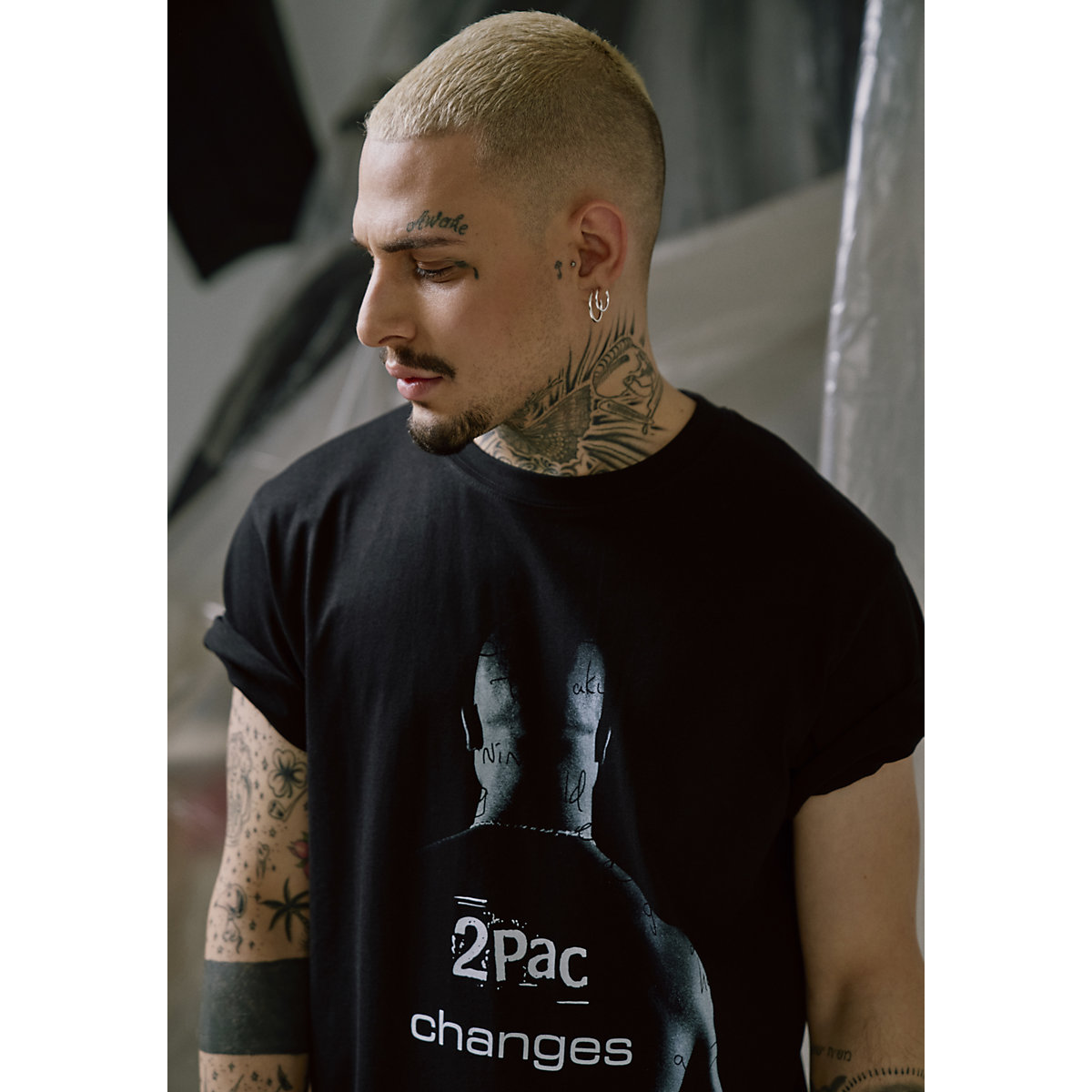Mister Tee 2Pac Changes Tee T-Shirts schwarz
