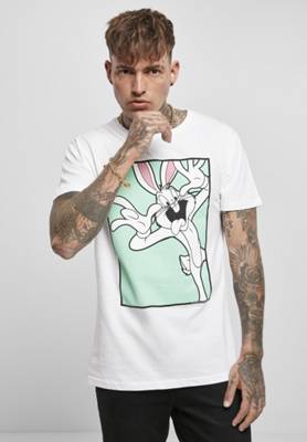 Merchcode Looney Tunes Bugs Bunny Funny Face Tee T-Shirts weiß