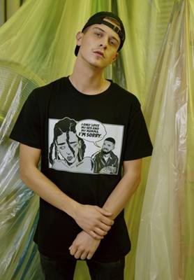 Mister Tee Sorry Tee T-Shirts schwarz