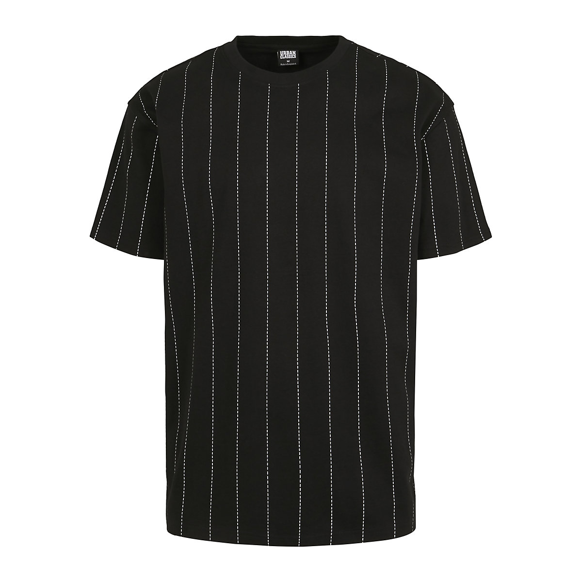 Urban Classics Oversized Pinstripe Tee T-Shirts schwarz NA9453