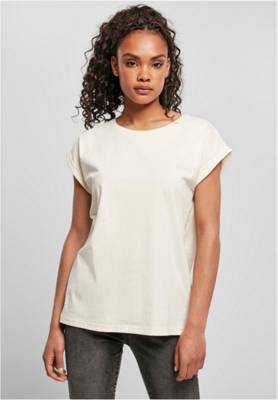 Urban Classics Ladies Organic Extended Shoulder Tee T-Shirts sand