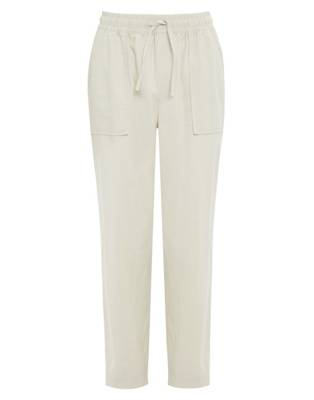 THREADBARE Threadbare Hose THB Rosewood Linen Trouser Stoffhosen AdultW stein
