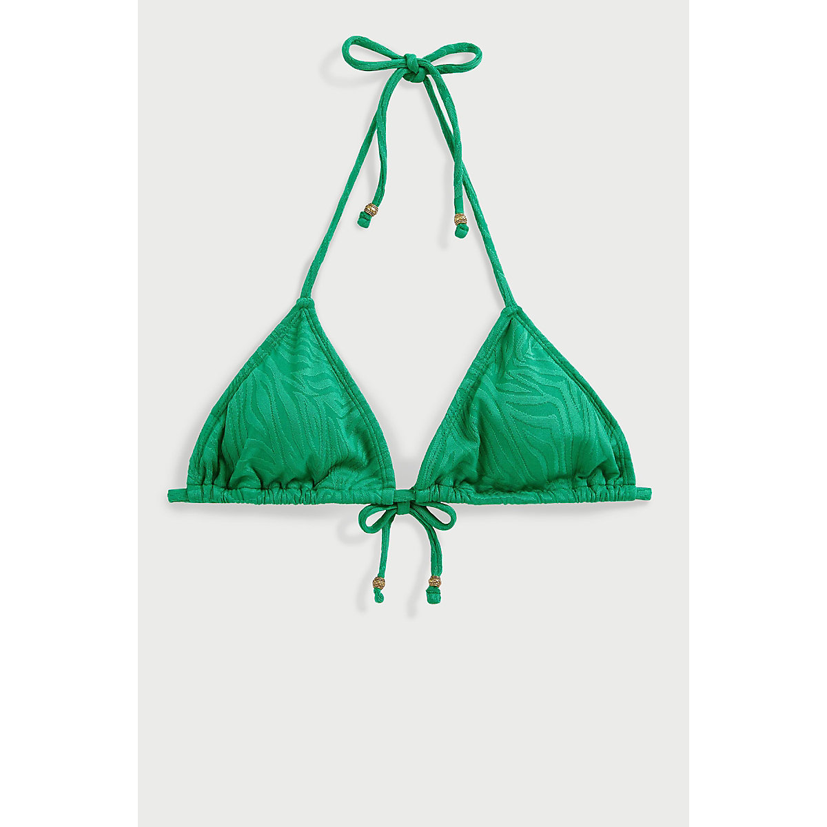 WE Fashion Damen-Bikini-Oberteil mit Muster Bikini-Oberteile grün
