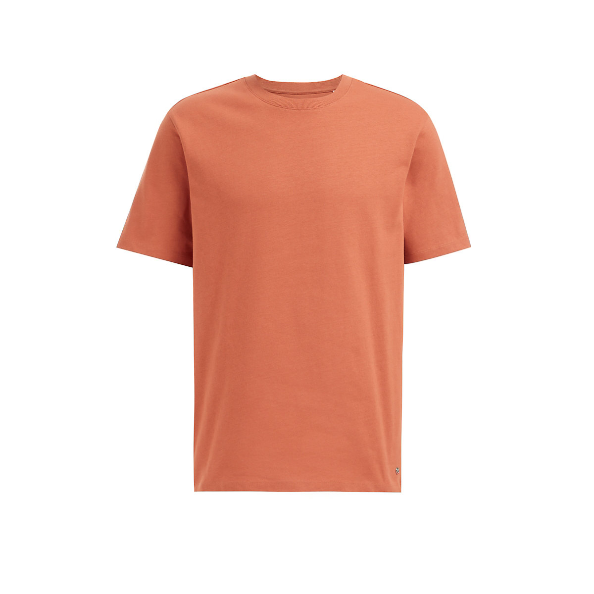 WE Fashion Herren-Relaxed-Fit T-Shirt T-Shirts orange