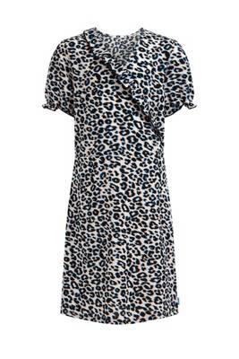 WE Fashion Mädchenkleid mit Muster Kleider für Mädchen weiß