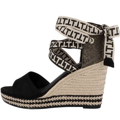Tamaris 1-28344-20 Keilsandale Damen Keilsandaletten schwarz