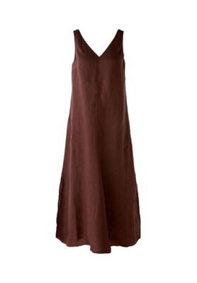 oui Midikleid braun