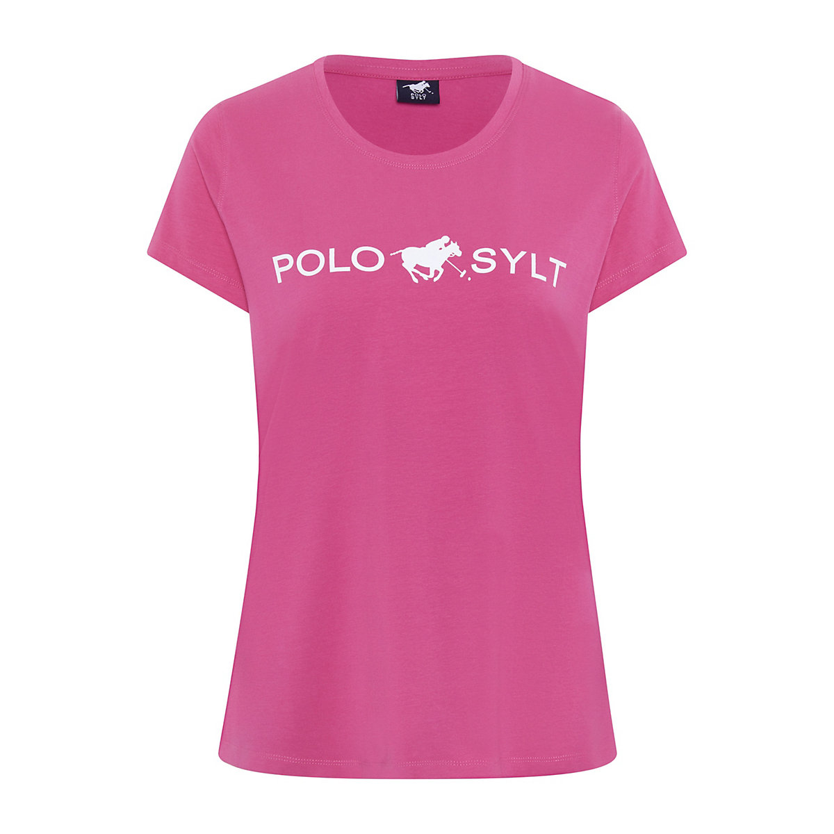POLO SYLT T-Shirt aus softem Single-Jersey Langarmshirts pink