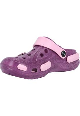 Zigzag Kinder Badeschuhe dunkellila