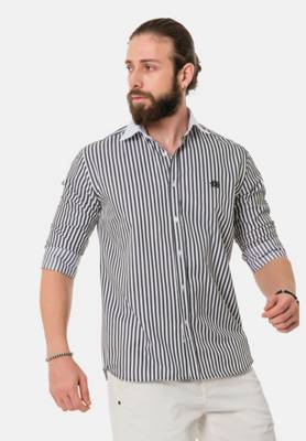 CIPO &amp; BAXX® Cipo &amp; Baxx Hemd schwarz/weiß GV7724