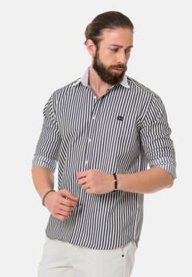 CIPO &amp; BAXX® Cipo &amp; Baxx Hemd schwarz/weiß GV7724