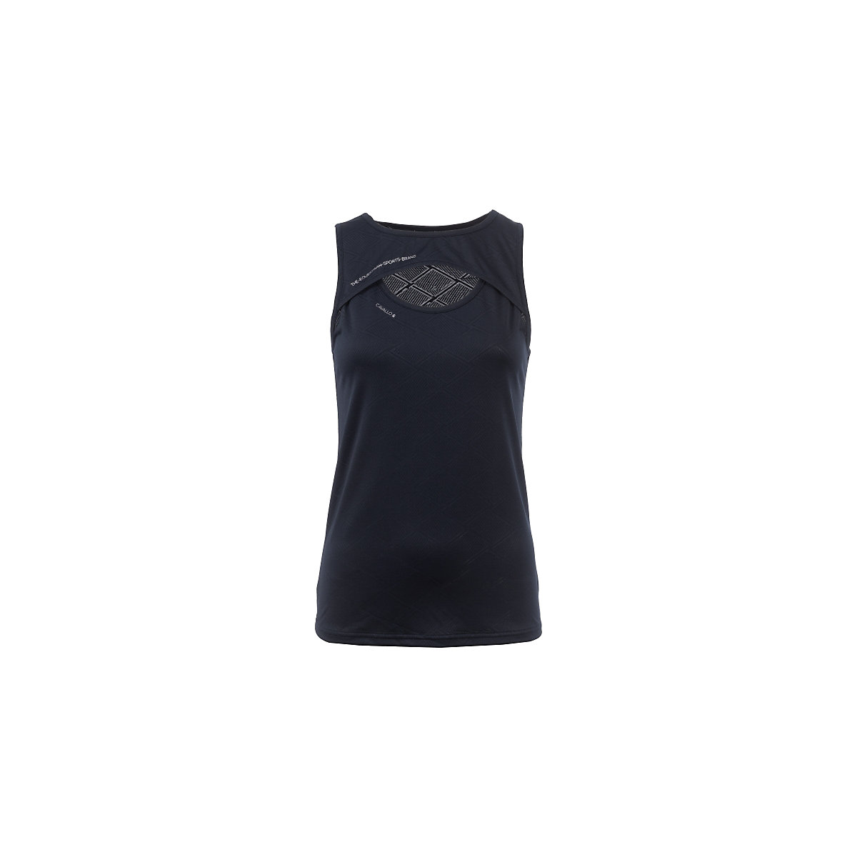 Cavallo Cavallo FINJA Strukturiertes Rundhalstop darkblue Sportswear FS 23 38 blau Cavallo Cavallo FINJA Strukturiertes Rundhalstop darkblue Sportswear FS 23 38 blau