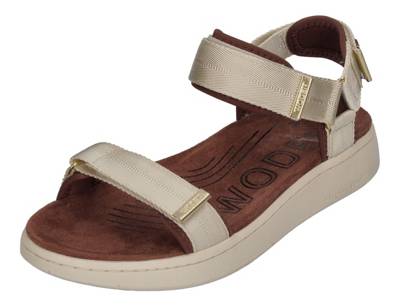 WODEN LINE WL926 Klassische Sandalen natur