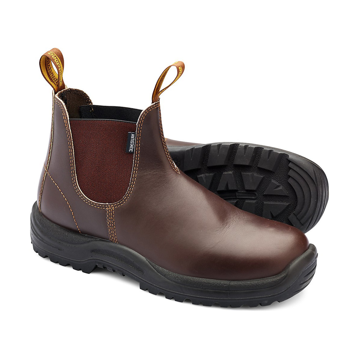 Blundstone Stiefel Boots #122 Chestnut Brown Leather (Safety Series) braun