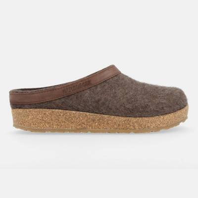 HAFLINGER Grizzly Torben Filzclog aus reinem Wollfilz Unisex braun