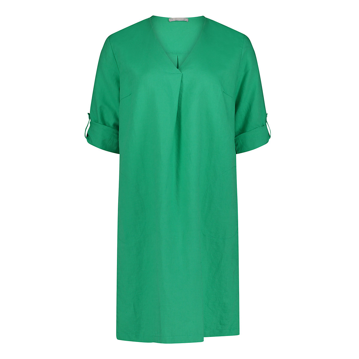 Betty & Co Betty & Co Casual-Kleid mit Knöpfen grün